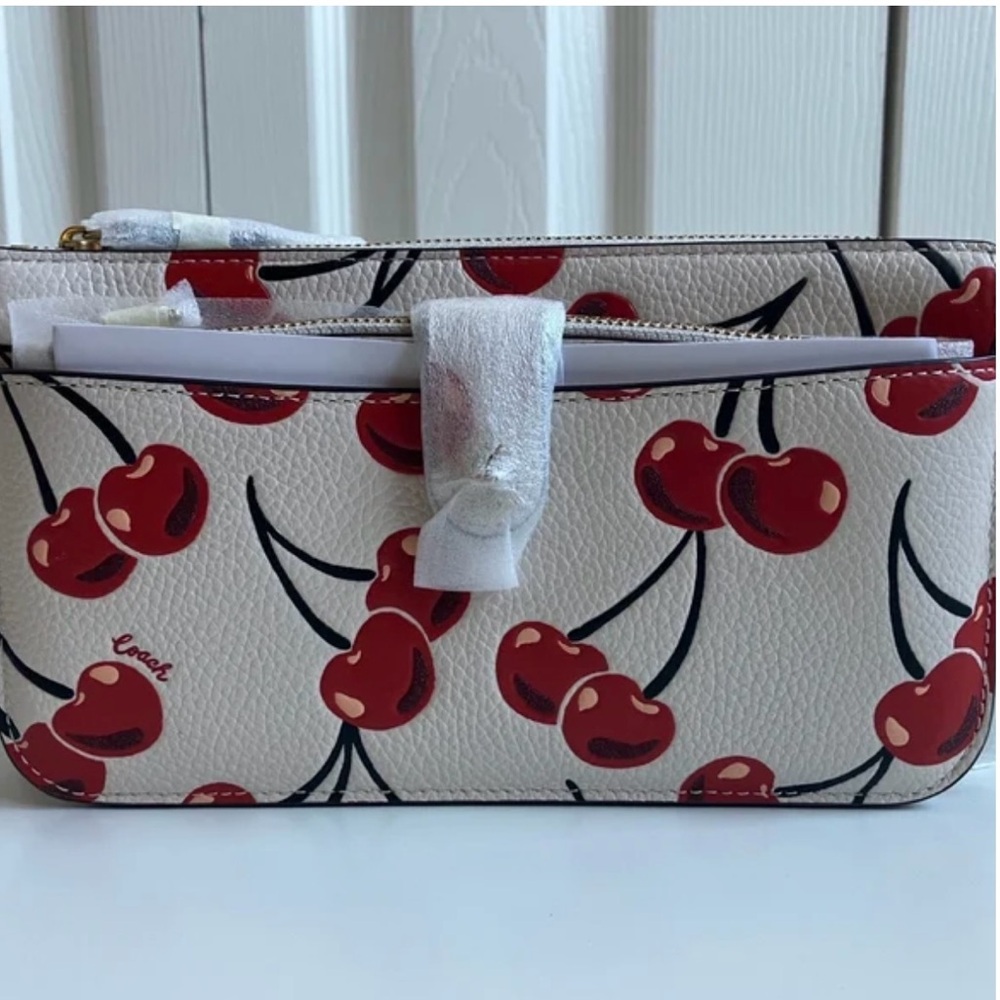 Coach Noa Pop Up Messenger With Cherry Print